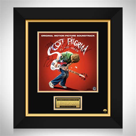 Scott Pilgrim Vs The World Soundtrack LP Cover Limited Signature Edition Custom Frame | RARE-T