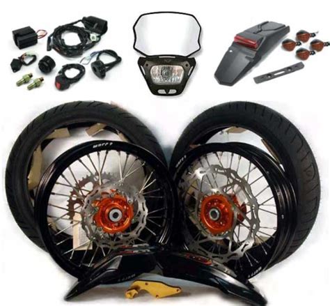 Supermoto Conversion Kit: The Street Legalizer | Supermoto, Supermoto ...