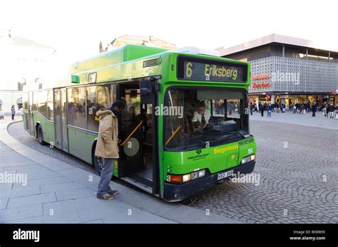 Biofuel: Environmentally friendly biogas powered green bus ("biogasbuss ...