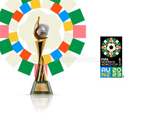 FIFA Women’s World Cup 2023 Trophy with Logo Isolated Background Editorial Stock Image ...