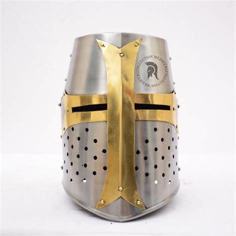 Medieval Knight Templar Crusader Helmet Templar Knight Helmet - Etsy Canada