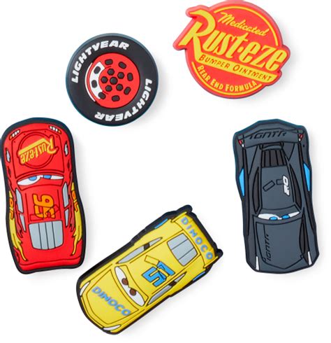 Disney Pixar Cars 5 Pack Jibbitz™ charms - Crocs