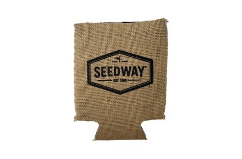 SEEDWAY Burlap Koozie | Seedway