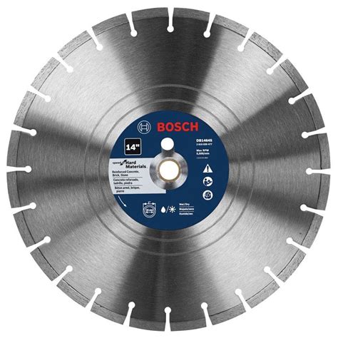 Bosch 14 in. Premium Plus Hard Diamond Saw Blade for Cutting Concrete ...