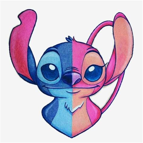 ArtStation - Stich e Angel, Henrique Alves | Lilo and stitch drawings, Disney character drawings ...