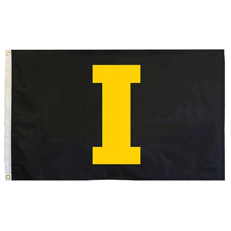 Iowa Hawkeyes 3’ x 5’ “I” Flag