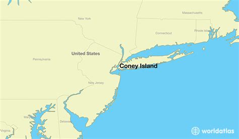 Where is Coney Island, NY? / Coney Island, New York Map - WorldAtlas.com