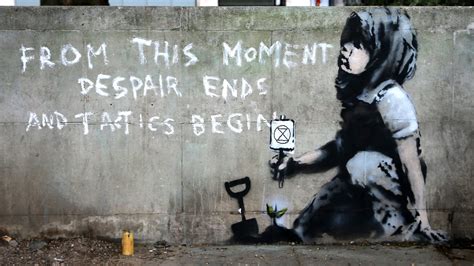 It looks like Banksy just created an Extinction Rebellion mural | Grist