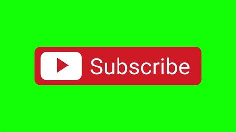 Youtube Subscribe Animation Template Free Download Green Screen