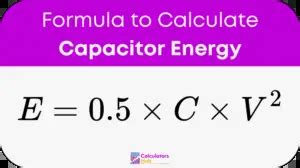 Capacitor Energy Calculator