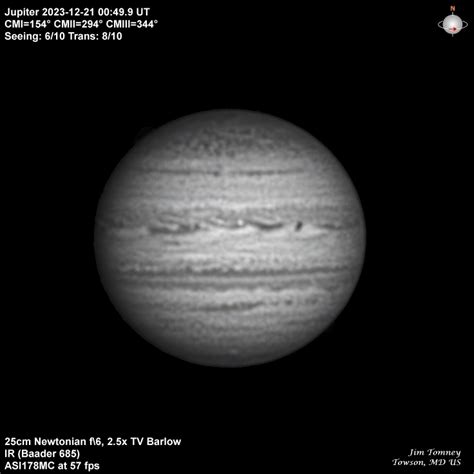 Jupiter 2023-12-21 - Major & Minor Planetary Imaging - Cloudy Nights