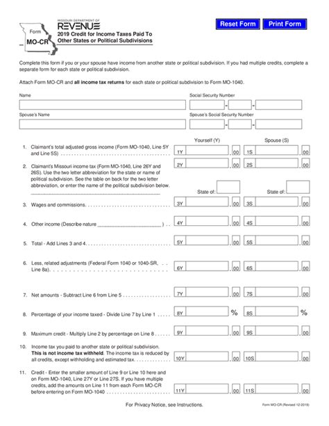 Missouri Estimated Tax Form 2023 - Printable Forms Free Online