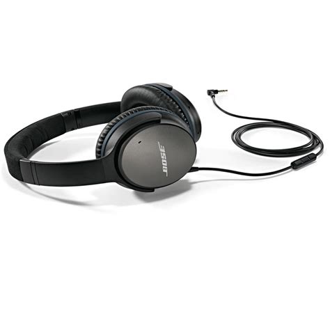 Bose QuietComfort 25 Acoustic Noise Cancelling Headphones, Black at Gear4music