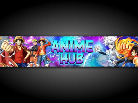 Anime Hub Gaming banner , cartoon banner, youtube channel art by CartoonArtist(Freelancer) on ...