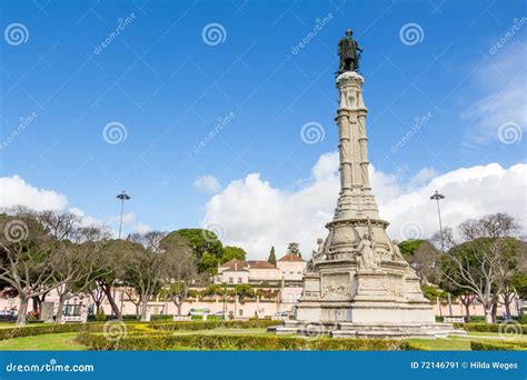 Statue of Afonso De Albuquerqu Stock Image - Image of belem, center ...