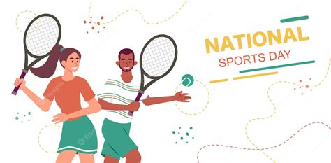 Premium Vector | National sports day