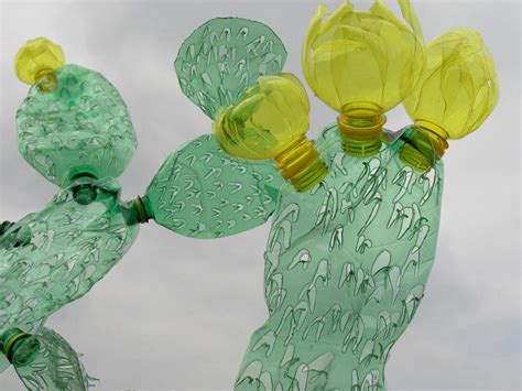 Sculptures Made from Repurposed PET Plastic Bottles