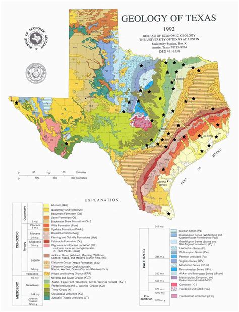 Texas Geological Map | secretmuseum