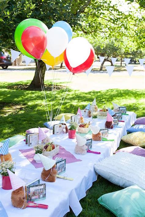 Kara's Party Ideas Sunny Teddy Bear Picnic Birthday Party | Kara's Party Ideas