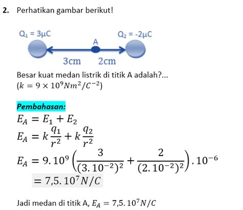 Contoh Soal dan Pembahasan Listrik Statis (TERLENGKAP) - Soalskul