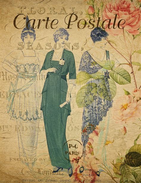 Vintage Ladies Floral Background Free Stock Photo - Public Domain Pictures