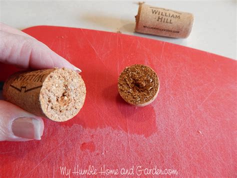 How to Make an Upcycled Wine Cork Wreath - My Humble Home and Garden