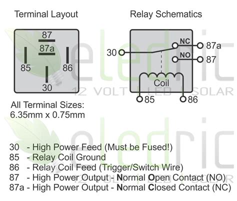 5 Pin Relay Wiring Schematic Starter