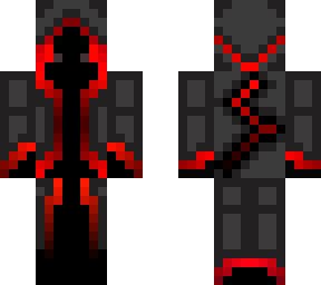 Black And Red | Minecraft Skins