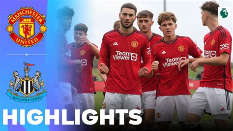 Man United vs Newcastle United | Highlights | U18 Premier League 30-09 ...