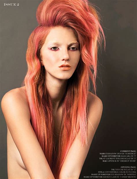 beauty-unexpected-orange-pink-pastel-hair-1 - Hair Colors Ideas | Hair ...