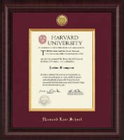 Harvard Law School Diploma Frames | Church Hill Classics