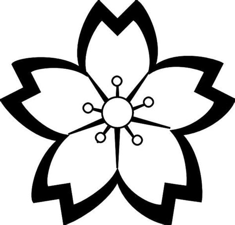 Cherry Blossom Flower coloring page - Download, Print or Color Online for Free
