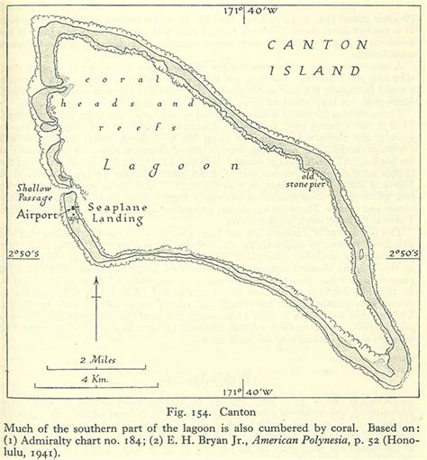 Kanton atoll Map - kanton island • mappery