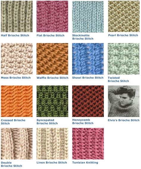 Brioche Stitch Knitting Tutorial and Patterns