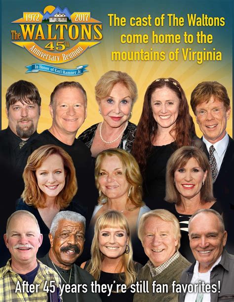 Flyer Reunion | The waltons tv show, Walton, Walton family