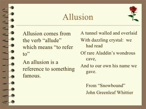 80 allusion poetry example