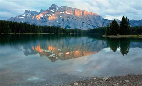 Two Jack Lake Sunrise at Banff National Park - Etsy