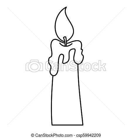 candle outline clipart 20 free Cliparts | Download images on Clipground 2024