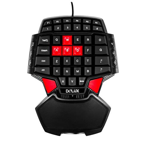 DEEBOL 46-Key Wired Professional Singlehanded backlit Gaming Keyboard Mini... | eBay