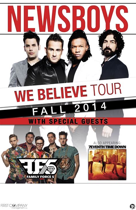 Tickets for "We Believe Tour" Newsboys and special guests in Morgantown ...