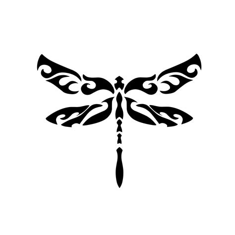 Illustration vector graphic of tribal art tattoo dragonfly 13106765 ...