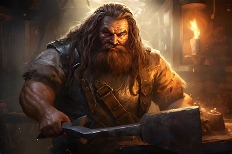 DND. Dwarf blacksmith work. by BergionStyle on DeviantArt