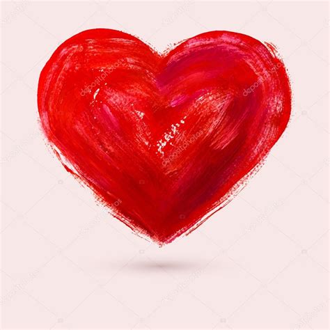 Watercolor heart, vector illustration Stock Vector Image by ©undrey #42664023