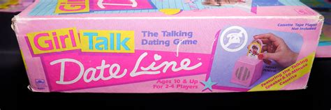 Vintage (1989) Girl Talk Date Line board game published by Golden as game 4251 with speaker ...