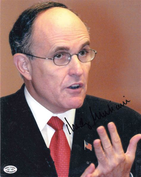 Rudy Giuliani signed 8x10 photo - Fanboy Expo Store