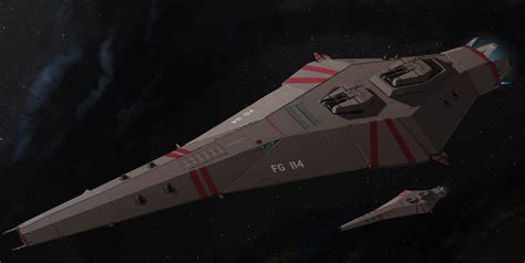 Terran Federation Frigate by Pyrrhis on DeviantArt