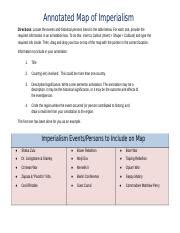 Annotated Map of Imperialism 4 .pptx - Annotated Map of Imperialism Directions: Locate the ...