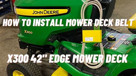 John Deere X580 Deck Belt Diagram