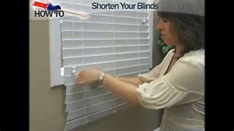 How to Shorten Wood and Faux Wood Window Blinds - Decor - How To Videos and Tips at The Home Depot