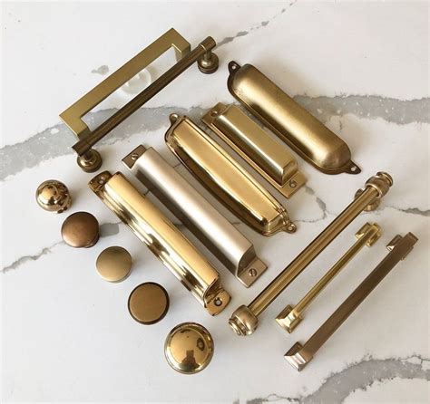 Brass Hardware Review | Brass kitchen hardware, Brushed brass hardware ...